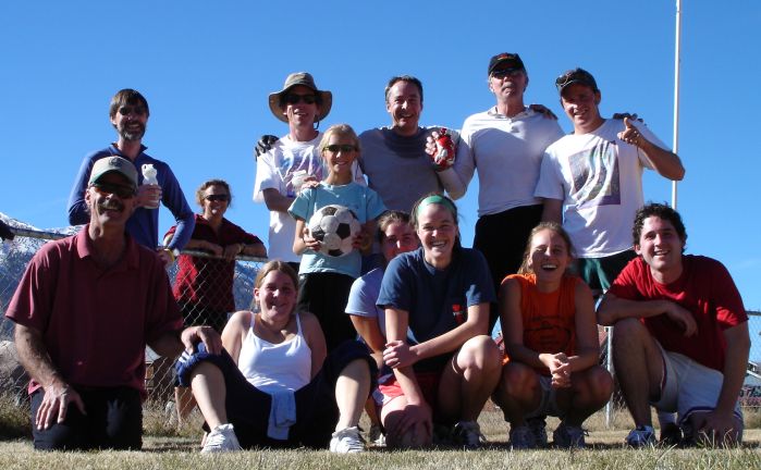 All winners! (UVM team kneeling at bottom right with Andrew behind)